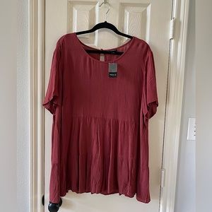 Brand New Torrid Size 2 Rust Blouse